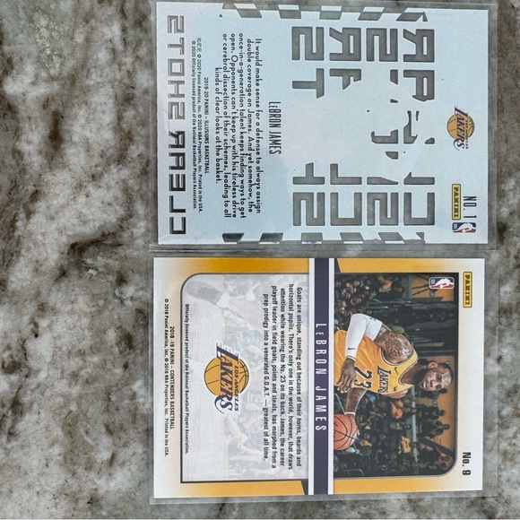 🔥 LeBron James Panini Contenders and Illusion 2 card lot - Picture 2 of 2